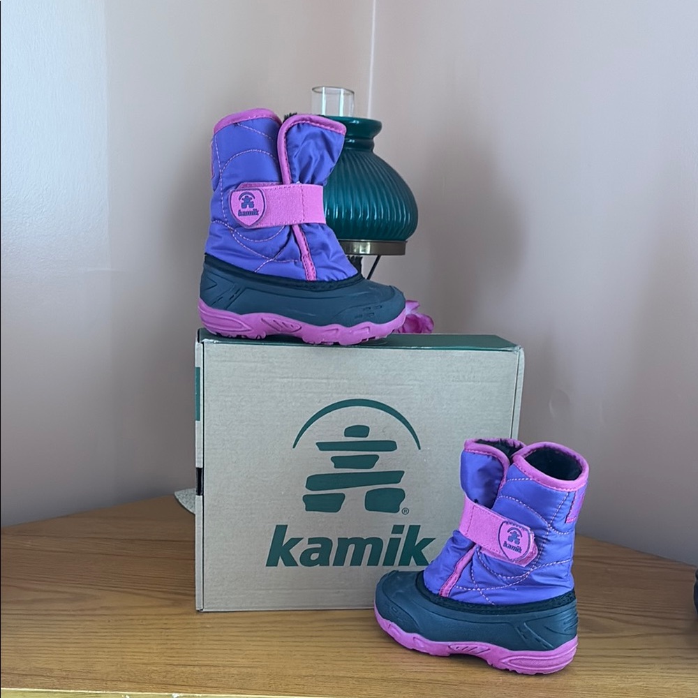 Kamik Purple and Pink Insulated Winter Boots